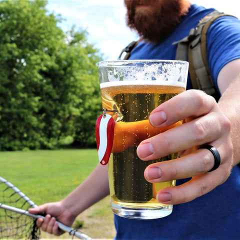 Ben Shot Fishing Lure Pint Glass