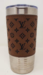 Polar 20 oz Louis Vuitton Leather Wrapped Tumbler