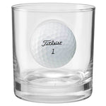 Ben Shot Golf Ball Rocks Glass